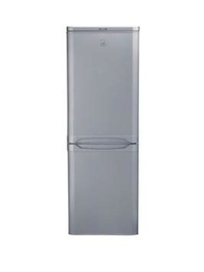 Indesit Ncaa55S 55Cm Fridge Freezer - Silver Indesit Ncaa55S 55Cm Fridge Freezer - Silver